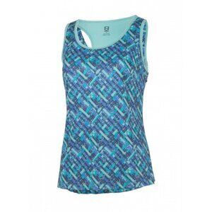 Noble Outfitters Equestrian Brooke Tank Top Womens Size Medium Teal Blue